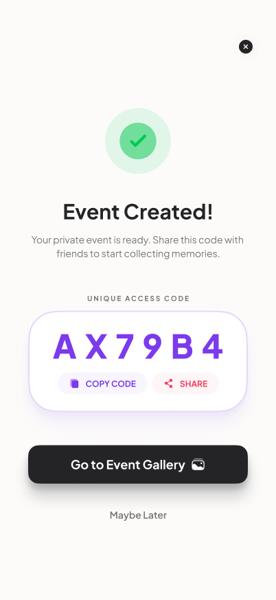 Share the code